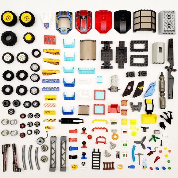 LEGO Wheels Tires Hubs Vehicle Car Brick Parts Pieces Accessories Minifigure Lot - Picture 1 of 11